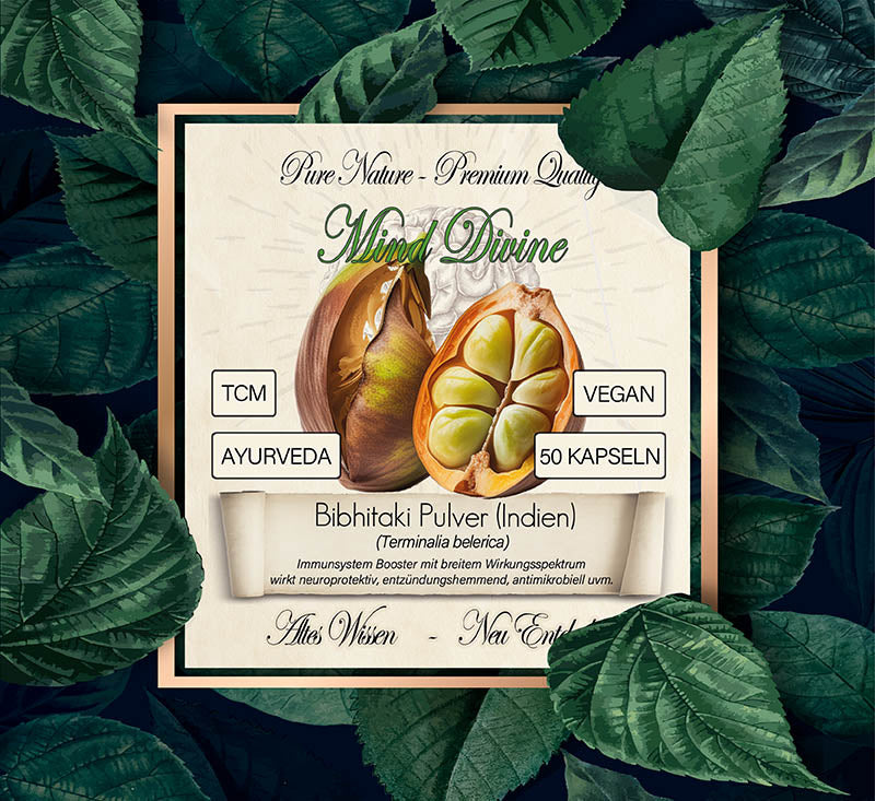 Bibhitaki Capsules (India) - 50 pieces