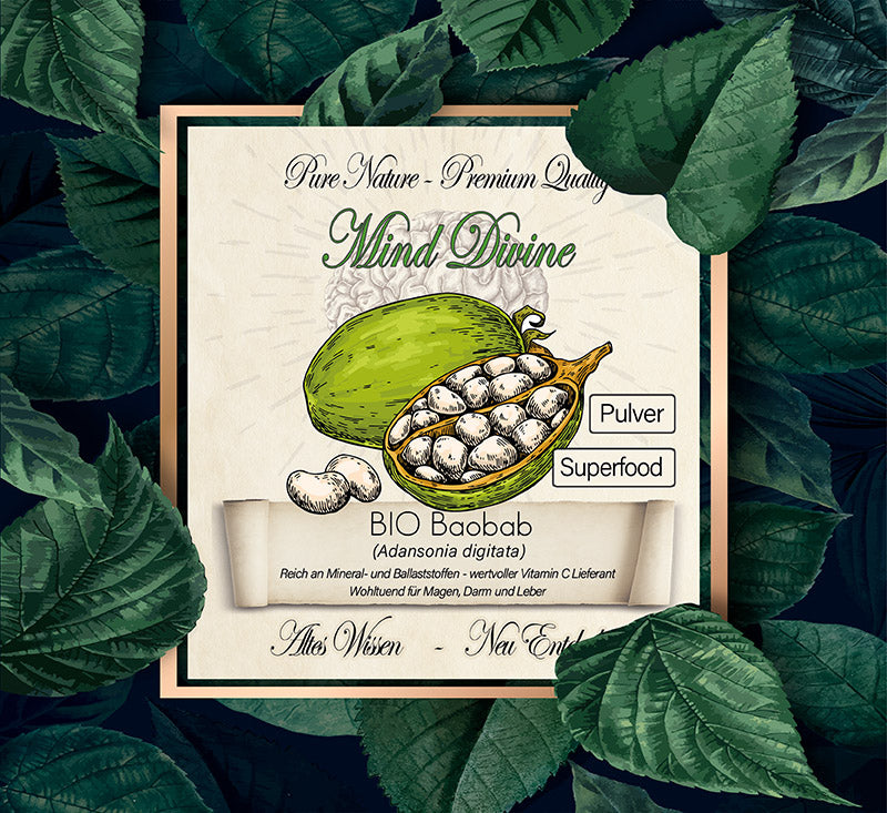 Organic baobab powder